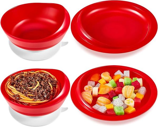 Spill-Proof Adaptive Bowl & Plate Set